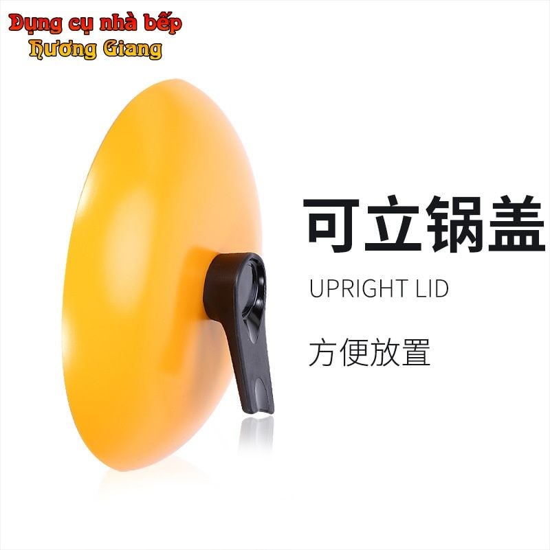 Chảo Tròn Hợp Kim Nhôm Có Nắp Kèm Bếp Cồn Hâm Nóng GDNB-42