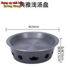 Chảo Tròn Hợp Kim Nhôm Có Nắp Kèm Bếp Cồn Hâm Nóng GDNB-42