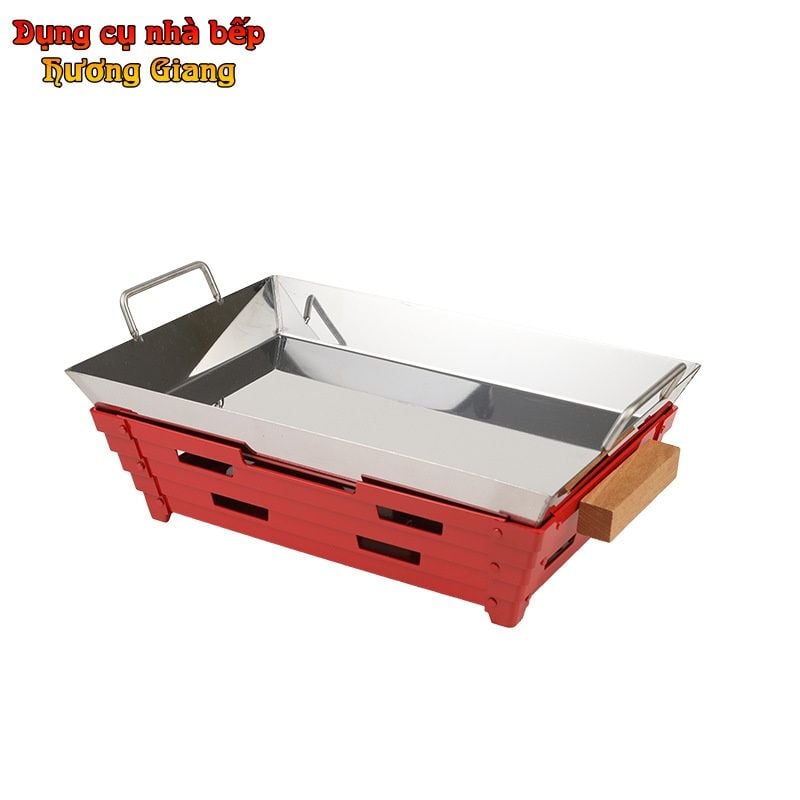 GDNB-67 Chảo Xào Lẩu Inox 304 Kèm Bếp Cồn Hâm Nóng Phong Cách Trung Hoa