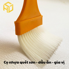 Cọ nhựa quét sơn | cọ nhựa quét dầu ăn | Cọ nhựa quét gia vị size số 6 (3cmx16 cm) Lốc 5 chiếc