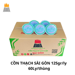 Cồn Thạch Sài Gòn 125gr/ly – Nhiên liệu nấu nướng sạch và an toàn, giao hàng nhanh tại Quận 3