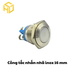 Công Tắc Nhấn Nhả inox 16mm, Nút Nhấn Nhả Tạm Thời