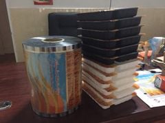 Cuộn màng dán khay thực phẩm dài 500m | Cuộn màng dán khay cơm