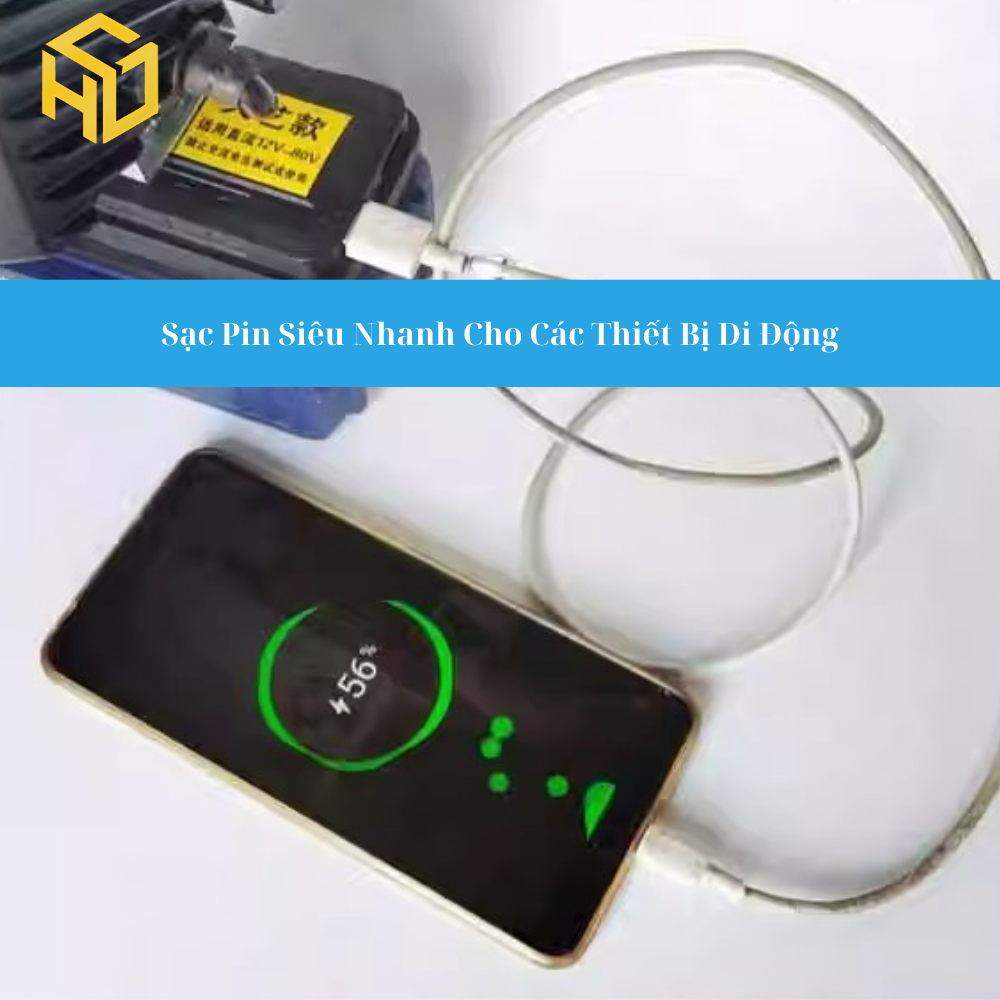 Đèn Led tích điện 5 inch kèm 2 cổng sạc USB sử dụng chân pin phổ thông Makita