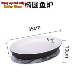 Đĩa Hâm Nóng Hình Oval Kèm Bếp Cồn Nến Hâm Nóng GDNB-37
