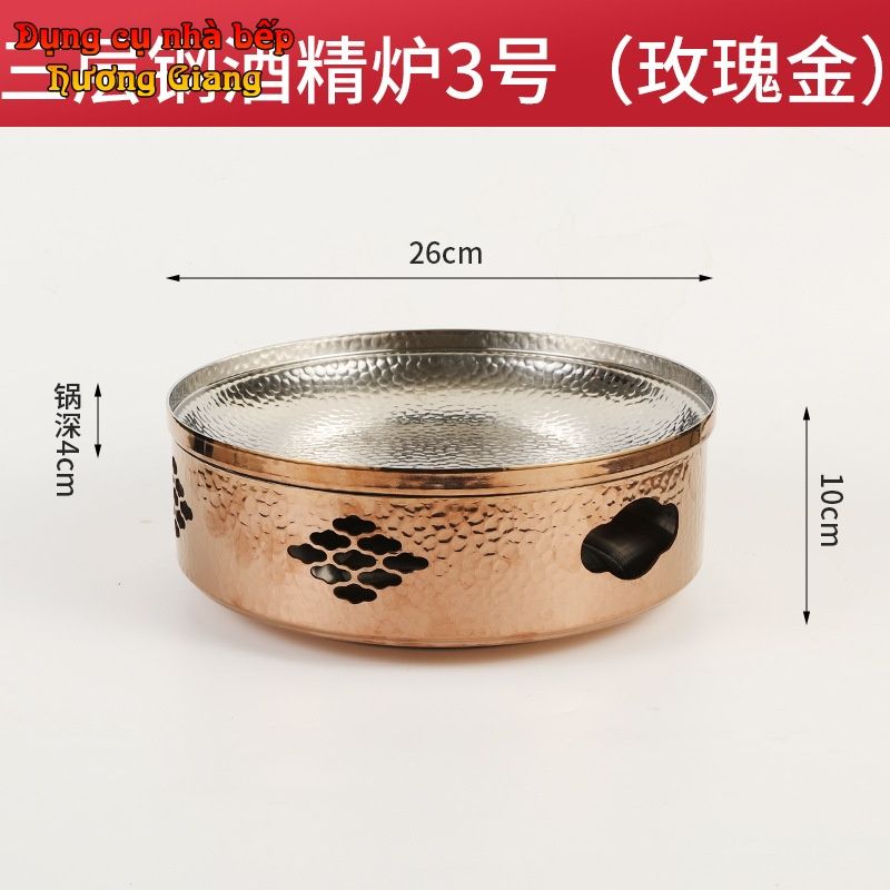 GDNB-69 Dĩa Inox 304 Kèm Bếp Nến Hâm Nóng Phong Cách Nhật Bản