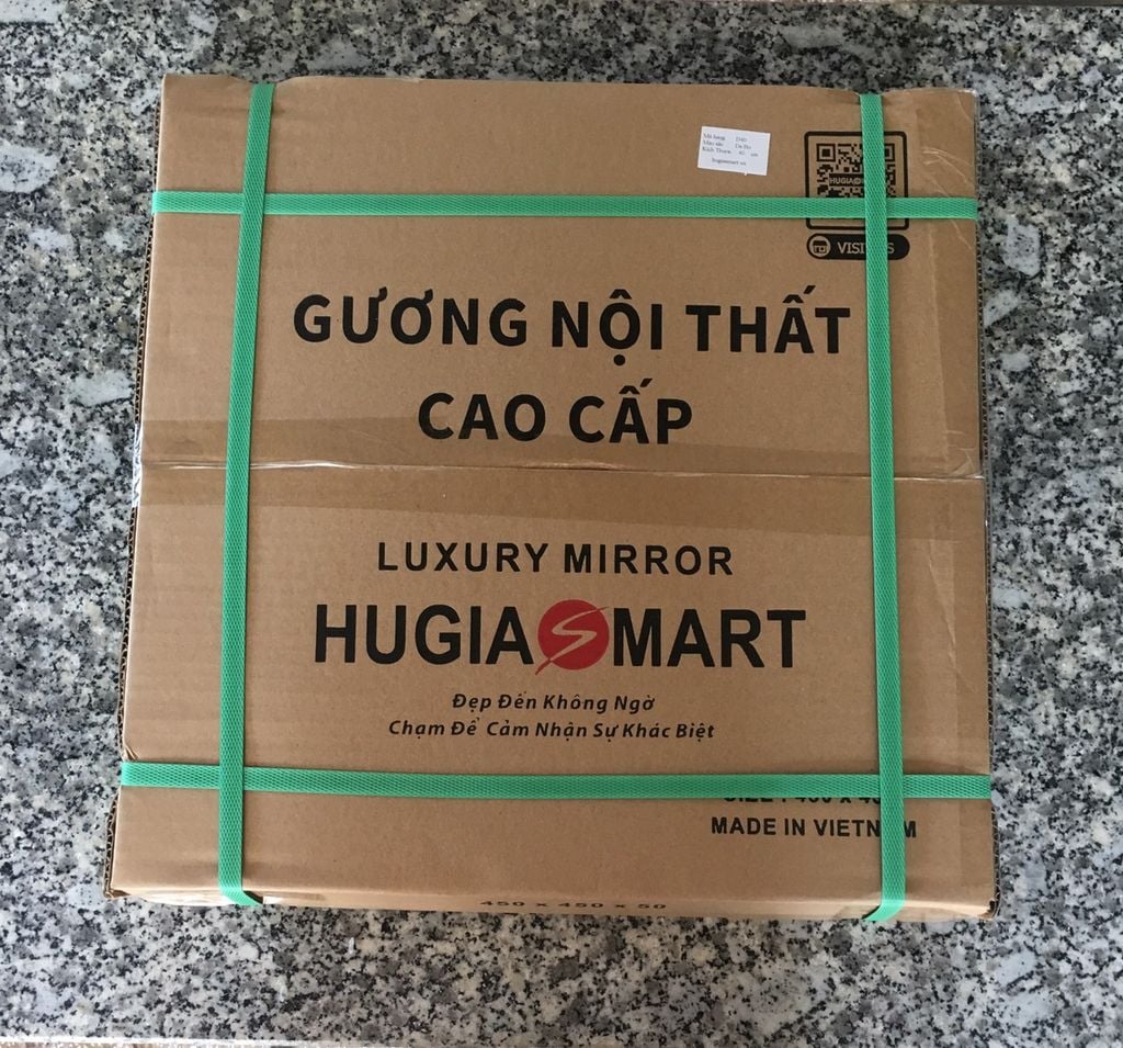 Gương tròn dây da D60