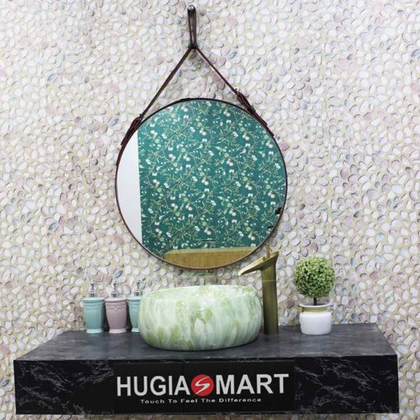 Gương Tròn Dây Da HUGIA - TD