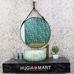 Gương Tròn Dây Da HUGIA - TD