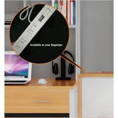(PKNT-022) Ổ Cắm Dẹp 220V Tích hợp Cổng USB Type A|Phụ kiện nội thất thông minh