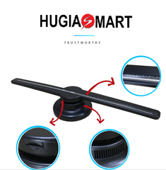 Hologram fan 3D hình tròn D42 cm quảng cáo trong nhà