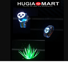 Hologram fan 3D hình tròn D42 cm quảng cáo trong nhà