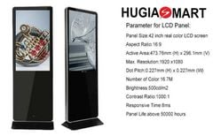Màn hình quảng cáo đứng hình chữ nhật 32 inch