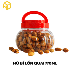 Hũ Nhựa Mẫu Bí Lớn 770ml (Quai)
