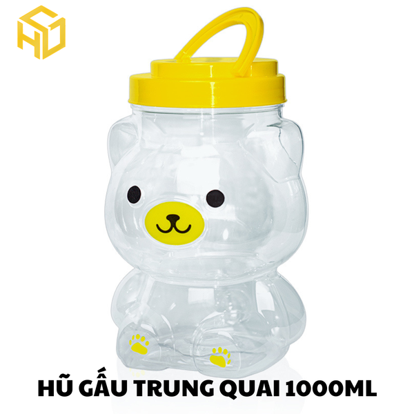 Hũ Gấu Trung 1000ml Có Quai