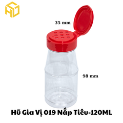Hũ Gia Vị 019 Nắp Tiêu - 180ml