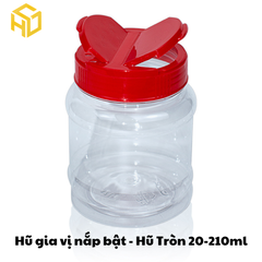 Hũ Gia Vị Nắp Bật | Hũ Tròn 20 - 210ml