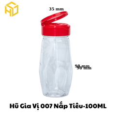 Hũ Gia Vị Nắp Tiêu 007 - 100ml