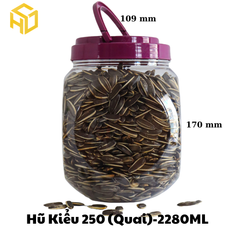 Hũ Kiểu 250 Nắp Có Quai - 2280ml