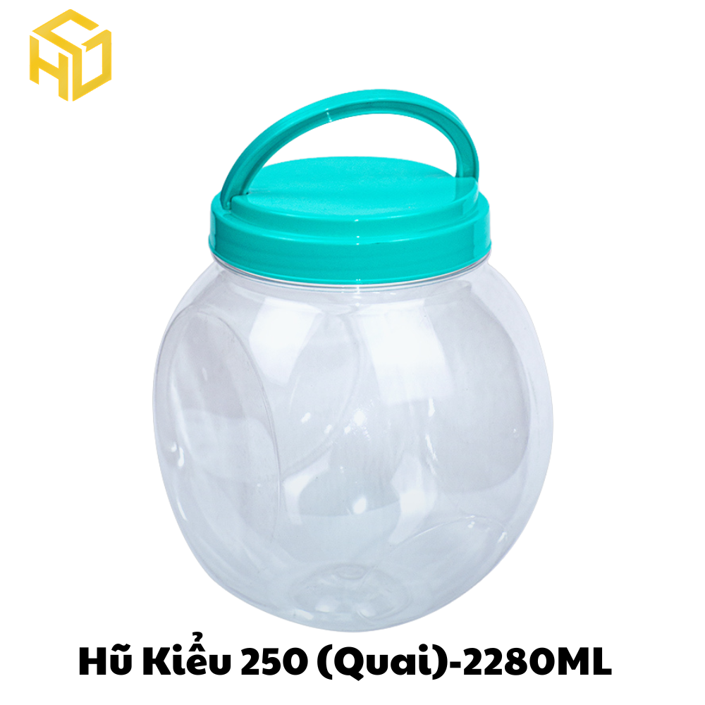 Hũ Kiểu 250 Nắp Có Quai - 2280ml
