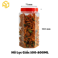 Hũ Lục Giác 100 - 800ml