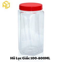 Hũ Lục Giác 100 - 800ml