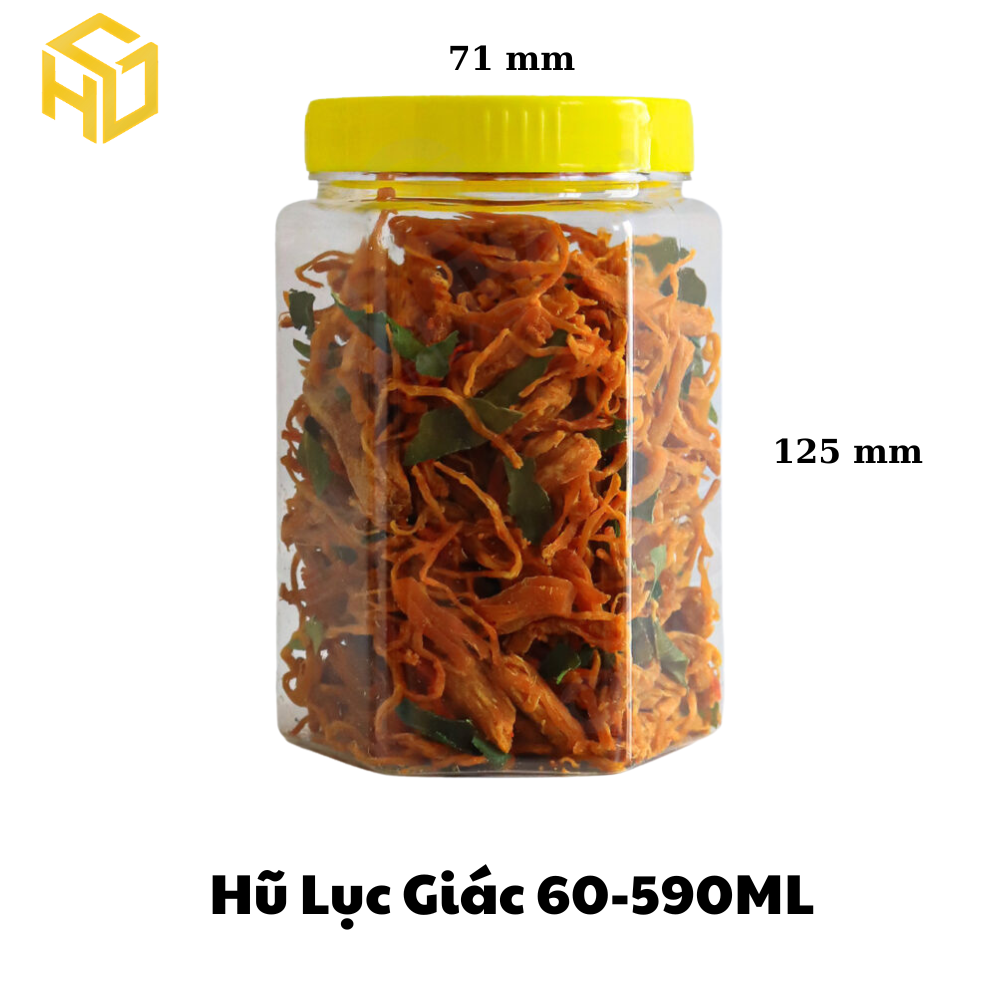 Hũ Lục Giác 60 - 590ml