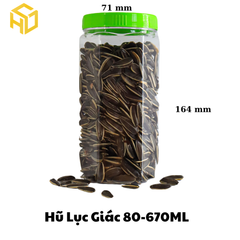 Hũ Lục Giác 80 - 670ml