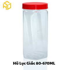 Hũ Lục Giác 80 - 670ml