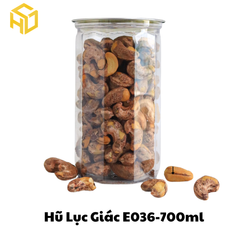 Hũ Lục Giác E036 - 700ml