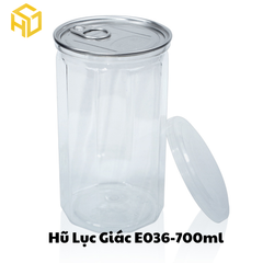 Hũ Lục Giác E036 - 700ml