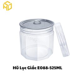 Hũ Lục Giác E088 - 525ml
