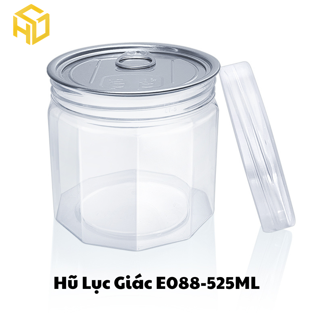 Hũ Lục Giác E088 - 525ml