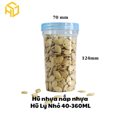 Hũ Nhựa Nắp Nhựa | Hũ Ly Nhỏ 40 - 365ml