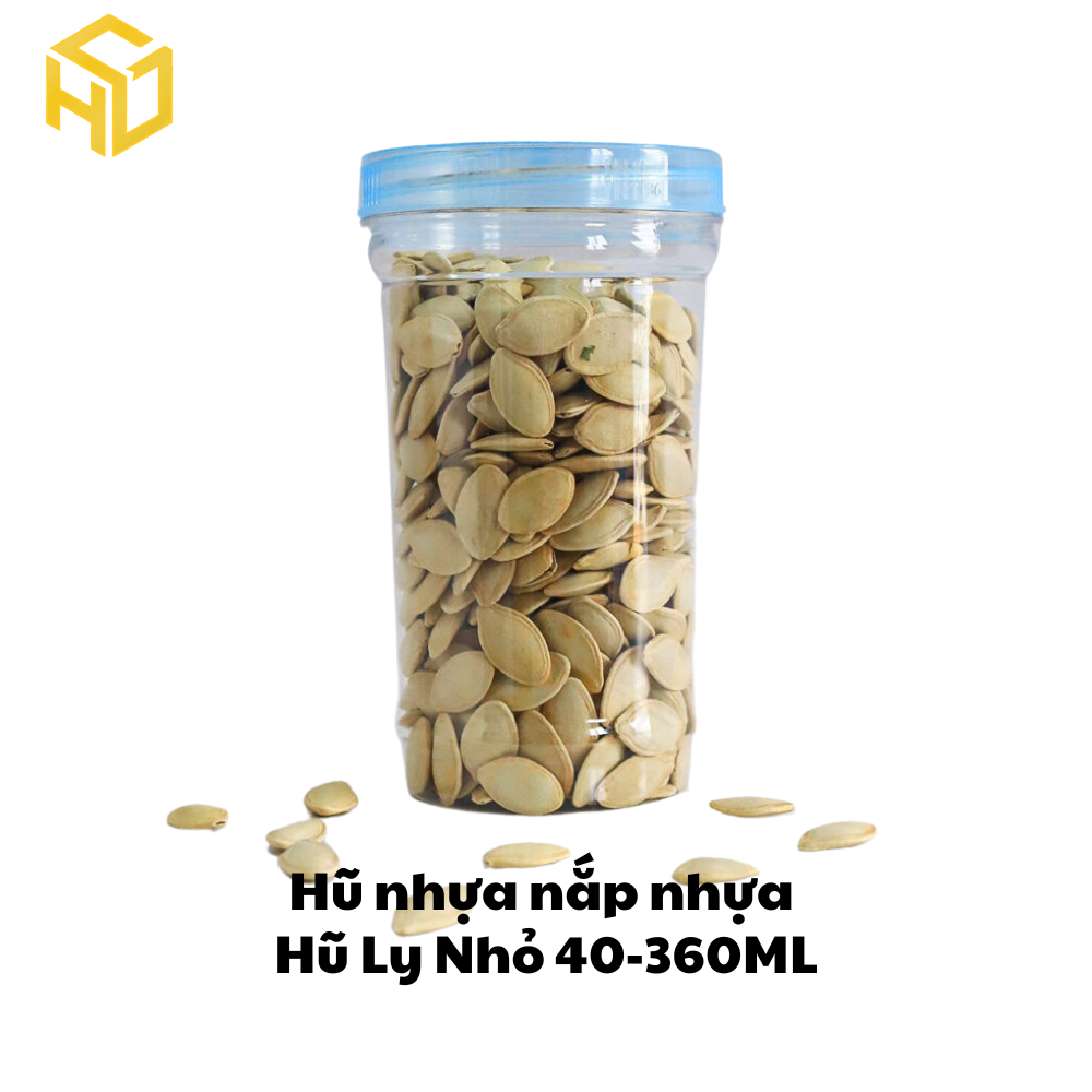 Hũ Nhựa Nắp Nhựa | Hũ Ly Nhỏ 40 - 365ml