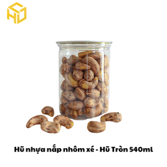 Hũ Nhựa Nắp Nhôm Xé | Hũ Tròn 540ml