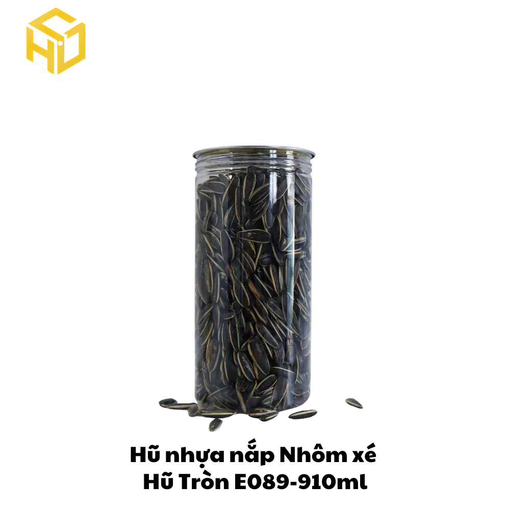 Hũ Nhựa Nắp Nhôm Xé | Hũ Tròn E089 - 910ml