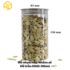 Hũ Nhựa Nắp Nhôm Xé | Hũ Tròn E085 - 785ml