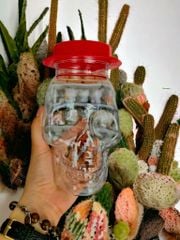 Hũ Nhựa PET 700ml Hình Đầu Lâu Halloween | Hũ PET nắp nhựa