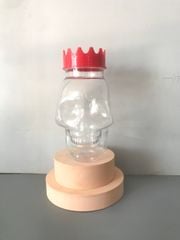 Hũ Nhựa PET 700ml Hình Đầu Lâu Halloween | Hũ PET nắp nhựa