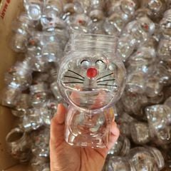 Hũ Nhựa PET 500ml Hình Mèo Doraemon| Hũ PET nắp nhựa