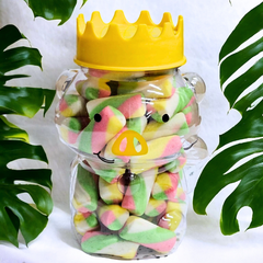 Hũ Nhựa PET 500ml  Heo mũi vàng | Hũ PET nắp nhựa