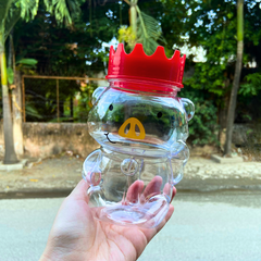 Hũ Nhựa PET 500ml  Heo mũi vàng | Hũ PET nắp nhựa