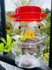 Hũ Nhựa PET 500ml  Heo mũi vàng | Hũ PET nắp nhựa