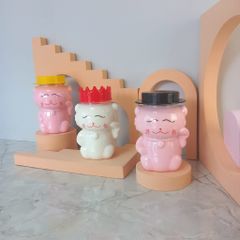Hũ Nhựa PET 500ml Mèo Thần Tài | Hũ PET nắp nhựa