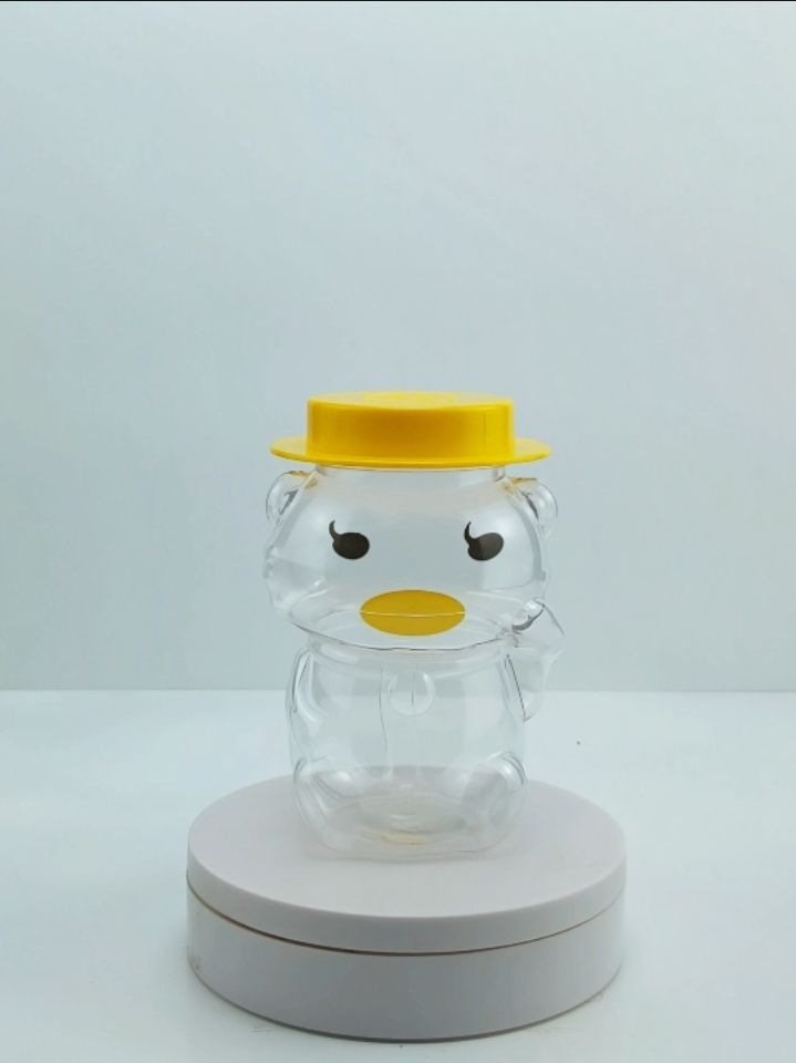 Hũ Nhựa PET 500ml hình Vịt Lông Mi | Hũ PET nắp nhựa