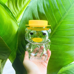 Hũ Nhựa PET 500ml hình Vịt Lông Mi | Hũ PET nắp nhựa
