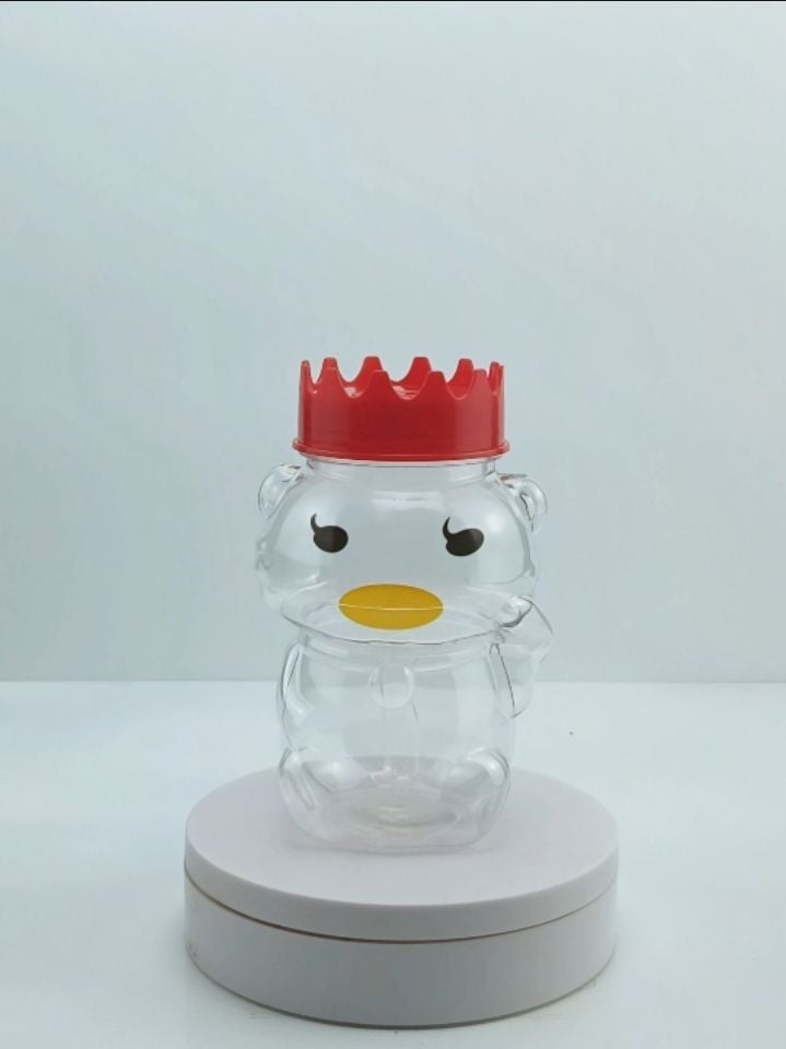 Hũ Nhựa PET 500ml hình Vịt Lông Mi | Hũ PET nắp nhựa