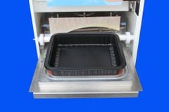 Khay nhựa đen PP đen 1 ngăn -đựng thực phẩm | Khay đựng thực phẩm đông lạnh | Khay nhựa đựng đồ tươi sống