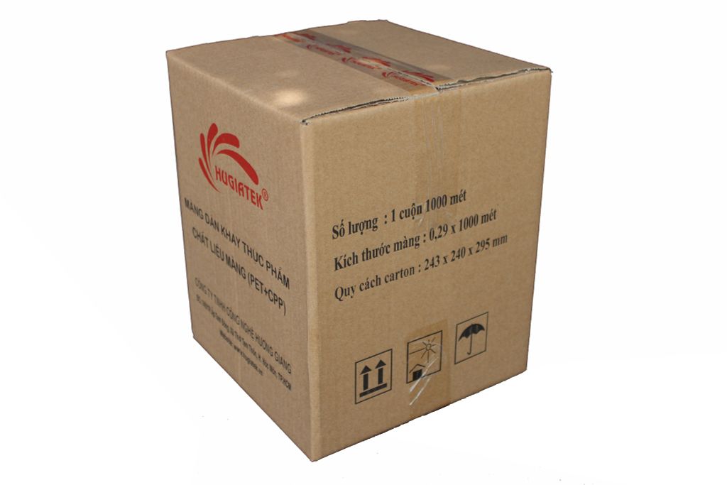 Cuộn màng dán khay thực phẩm dài 500m | Cuộn màng dán khay cơm